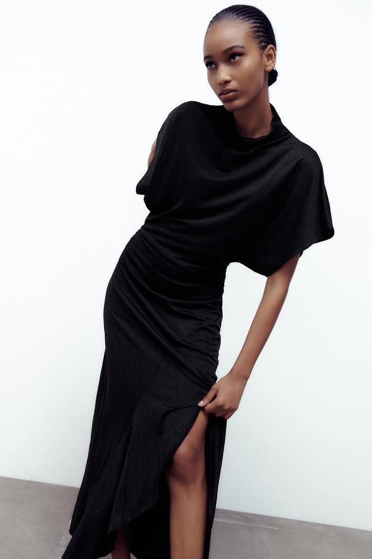 Jacquard dress zara sale